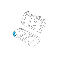 OEM 2012 Dodge Avenger Cover-Seat Cushion Diagram - 1US45DX9AA