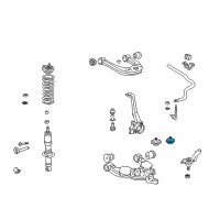 OEM Toyota Tundra Spring Bumper Diagram - 48305-0C020