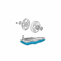 OEM 2003 Ford Taurus Transmission Pan Diagram - F6DZ-7A194-A