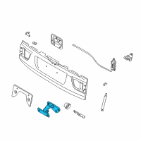 OEM 2000 BMW X5 Hinge, Trunk Lid, Lower Part Diagram - 41-62-7-006-120