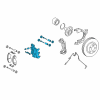 OEM 2016 Ram ProMaster 3500 CALIPER-Disc Brake Diagram - 68230102AB