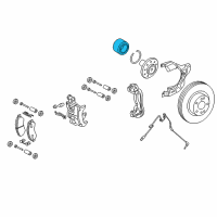 OEM 2016 Ram ProMaster 3500 Wheel Bearing Diagram - 68094813AA