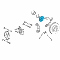 OEM 2016 Ram ProMaster 1500 Wheel Hub Diagram - 68167887AA