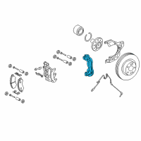 OEM 2016 Ram ProMaster 2500 Adaptor-Disc Brake CALIPER Diagram - 68133199AA