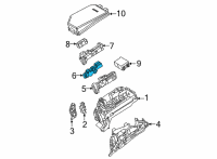 OEM Toyota Corolla Cross Fuse Holder Diagram - 82660-0A060