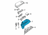 OEM Toyota Corolla Cross Fuse & Relay Box Diagram - 82741-0A020