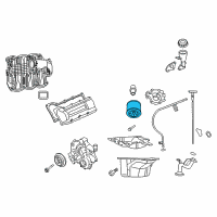 OEM Jeep Filter-Engine Oil Diagram - 5184231AB
