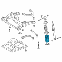 OEM 2018 BMW 650i xDrive Gran Coupe Coil Spring, Front Diagram - 31-33-7-850-123