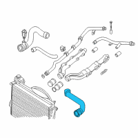 OEM 2003 BMW M5 Radiator Hose Thermostat Housing Diagram - 11-53-1-406-766