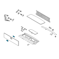 OEM 2018 Ford Expedition Handle Diagram - JL1Z-78454A16-AK