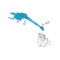 OEM 2011 Acura RDX Column Assembly, Steering (Lh) Diagram - 53200-STK-A04