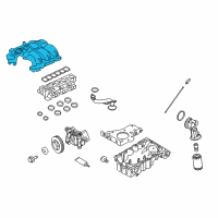 OEM Lincoln Intake Manifold Diagram - 7T4Z-9424-E