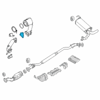 OEM 2016 Nissan Juke Gasket-Convertor Diagram - 20813-BV80A