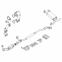 OEM 2020 Nissan NV200 Bearing Seal, Exhaust Joint Diagram - 20695-8H32D