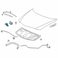 OEM Acura ILX Remote Latch Assembly Diagram - 74125-TZ5-A01