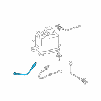 OEM 2002 Toyota Tundra Front Oxygen Sensor Diagram - 89465-34140