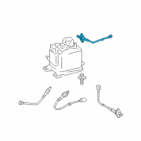 OEM 2004 Toyota Tundra Rear Oxygen Sensor Diagram - 89465-09390