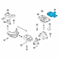 OEM 2015 Ford Fusion Reinforce Plate Diagram - DG9Z-6K034-A