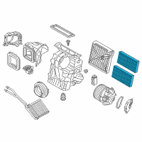 OEM 2017 BMW i3 Vehicle Interior Filt.F.Housing Cleaner Diagram - 83-19-2-451-455