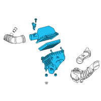 OEM 2016 Lexus NX200t Cleaner Assy, Air W/Element Diagram - 17700-36350