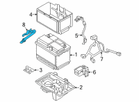 OEM Hyundai Santa Cruz WIRING ASSY-ENG GROUND Diagram - 91861-K5010