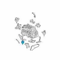 OEM 2000 Cadillac DeVille Lower Mount Diagram - 25759455