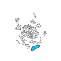 OEM 2000 Cadillac DeVille Brace-Trans Diagram - 3539105