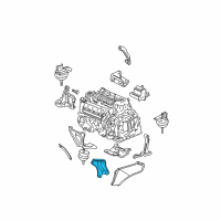 OEM 1999 Cadillac Eldorado Motor Mount Brace Diagram - 3545137