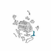 OEM 2002 Cadillac DeVille Bracket-Trans Mount Diagram - 25740665