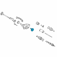 OEM 2012 Chevrolet Suburban 2500 Front Drive Axle Inner Shaft Diagram - 22761727