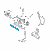 OEM 2017 Hyundai Veloster Gasket-Exhaust Manifold Diagram - 28521-2B700