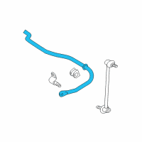 OEM 2004 Lexus RX330 Bar, Stabilizer, Rear Diagram - 48805-0E010