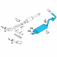 OEM 2017 Ford F-150 Muffler Diagram - GL3Z-5230-B