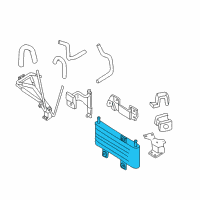 OEM Infiniti Cooler Assembly-Oil Diagram - 21606-0W010