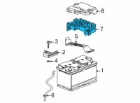 OEM 2022 Cadillac CT5 Fuse Box Diagram - 84986478