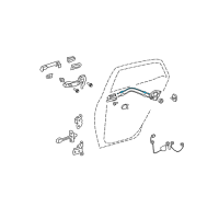 OEM 2011 Scion xD Lock Cable Diagram - 69730-52140