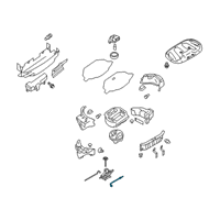 OEM 2015 Nissan 370Z Wrench-Wheel Nut Diagram - 99545-AA36C