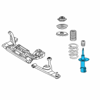 OEM Chrysler PT Cruiser DAMPER-STRUT Diagram - 4656449AD