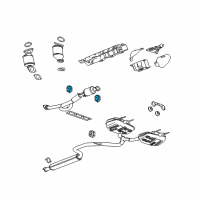 OEM 2016 Buick LaCrosse Insulator-Exhaust Pipe Front Hanger Diagram - 13286674