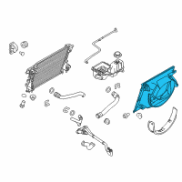 OEM Ford F-350 Super Duty Upper Shroud Diagram - BC3Z-8146-G