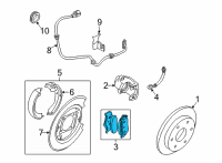 OEM 2022 Nissan Frontier PAD KIT-DISC BR Diagram - D4060-9BT0C