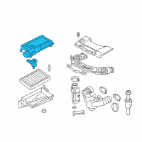 OEM 2017 Lexus LS460 Cap Sub-Assy, Air Cleaner Diagram - 17705-38081