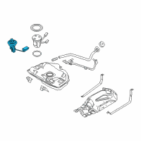 OEM 2010 Lincoln MKZ Fuel Gauge Sending Unit Diagram - 7E5Z-9275-C