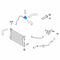 OEM 2015 Kia Forte Filler Neck Assembly-Radiator Diagram - 253293X600