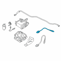 OEM 2021 Kia Seltos Oxygen Sensor Assembly, Front Diagram - 392102B520