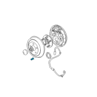 OEM 2010 Chrysler PT Cruiser Wheel Stud Diagram - 5204272AB