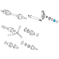 OEM 2018 Chevrolet Sonic Intermed Shaft Seal Diagram - 22759190