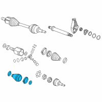 OEM 2019 Chevrolet Sonic Outer Boot Diagram - 95228731