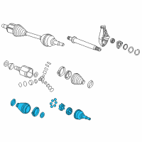 OEM 2013 Chevrolet Sonic Outer CV Joint Diagram - 95228729