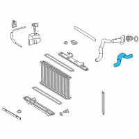 OEM 2008 Toyota Camry Lower Hose Diagram - 16571-0H100